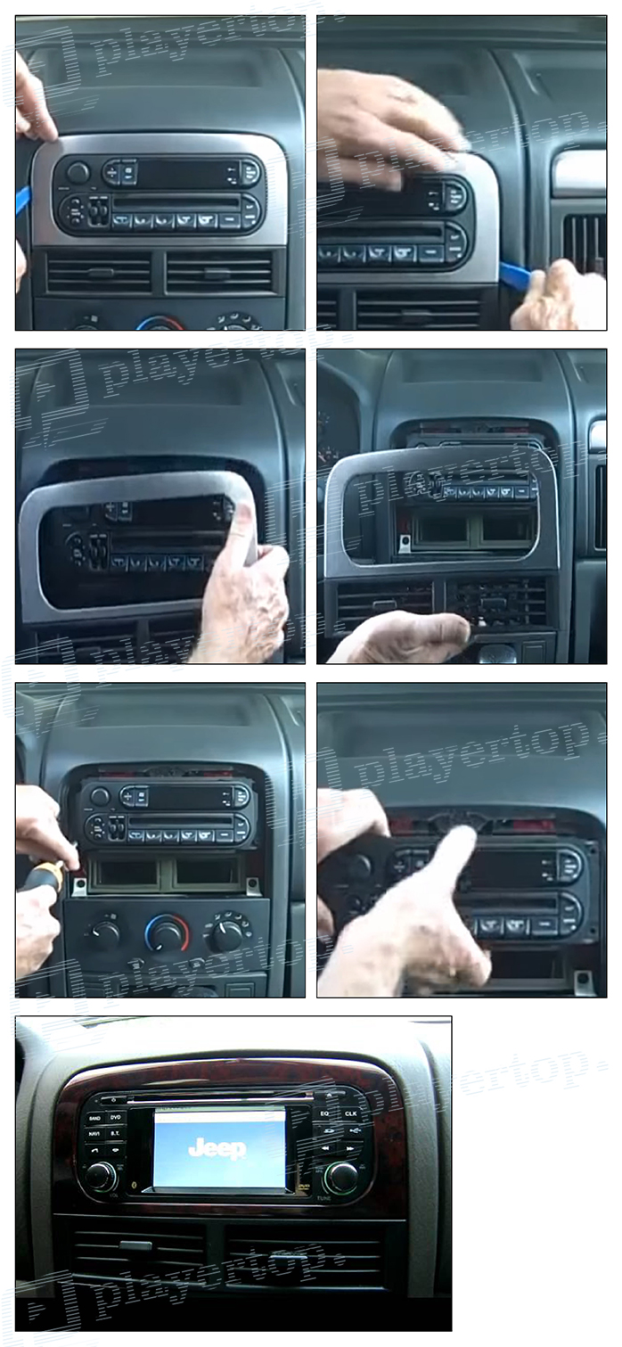 Installation autoradio jeep cherokee